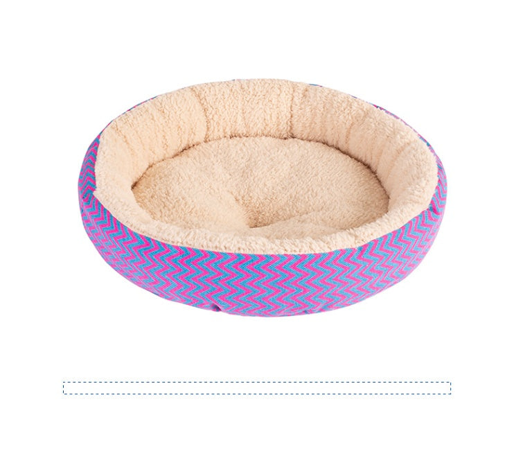 Cat Warm Soft Donut Bed