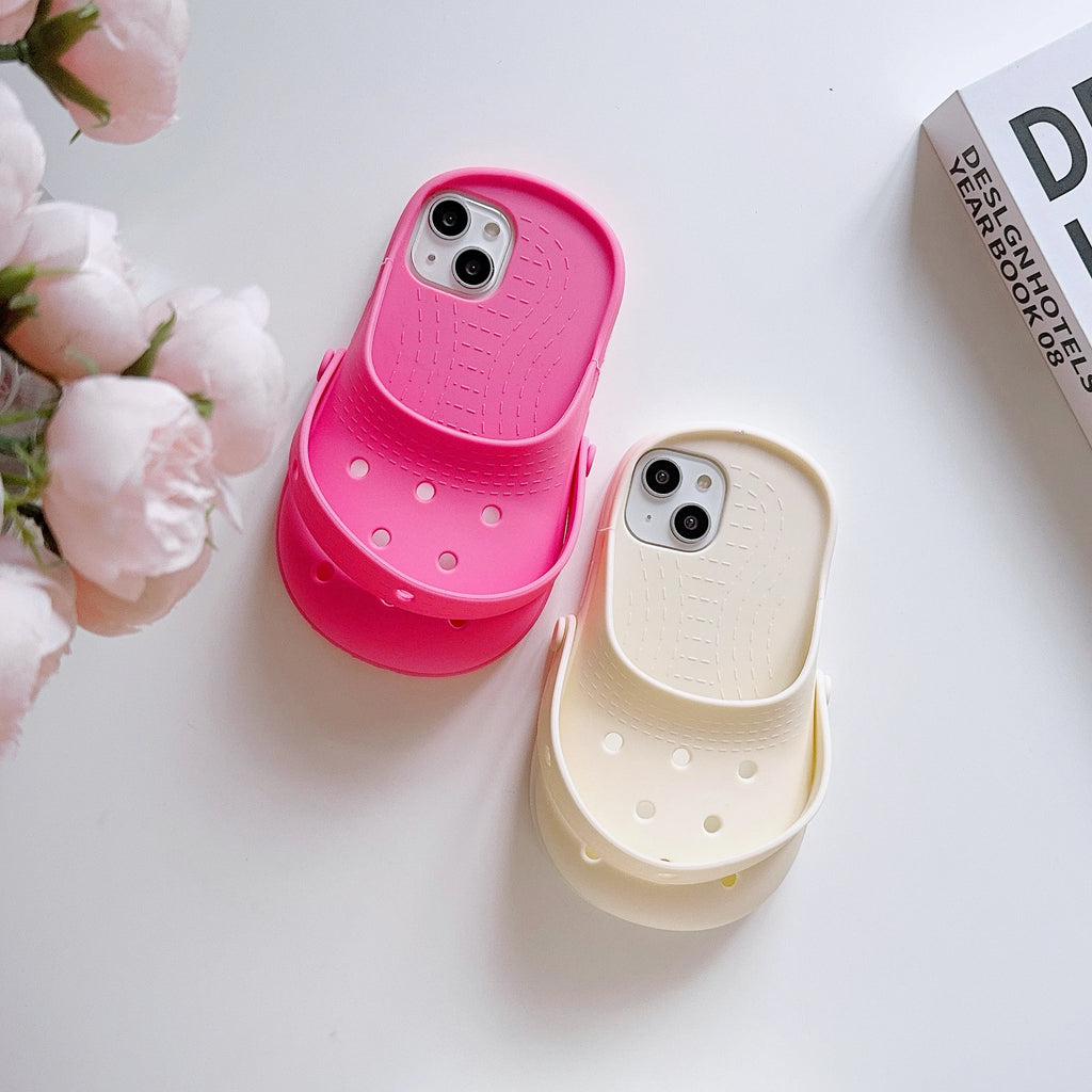 3D Funny Beach Shoes Phone Case For iPhone 17 Pro Max Air 16 13 11 15 14 12 17promax 16promax Protective Soft TPU Funda Cover