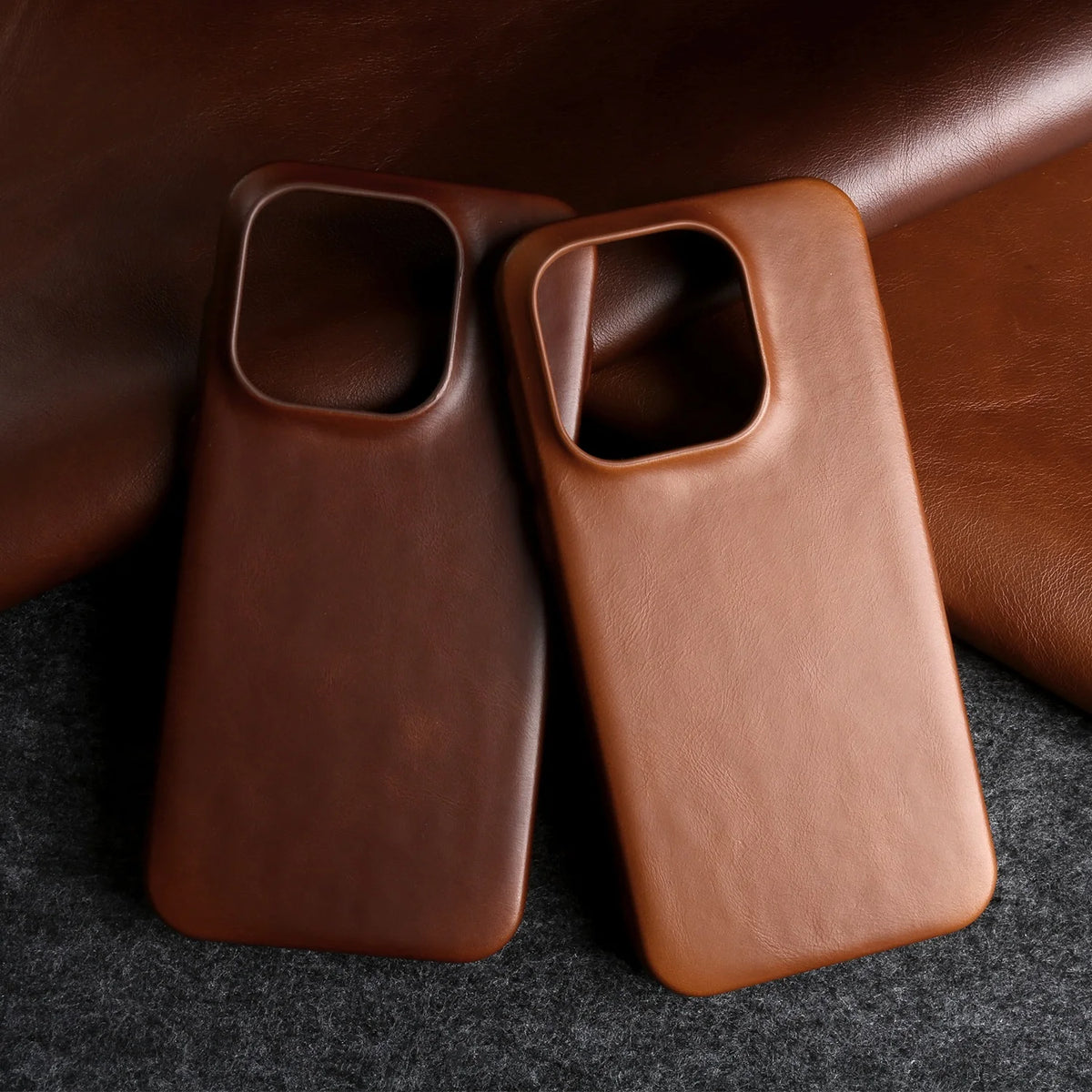 Luxury Magnetic Genuine Leather Case For Oneplus 15 11 12R 13R 10Pro Ace5 Pro Full Wrapped for Magsafe Back Cover Phone Cases